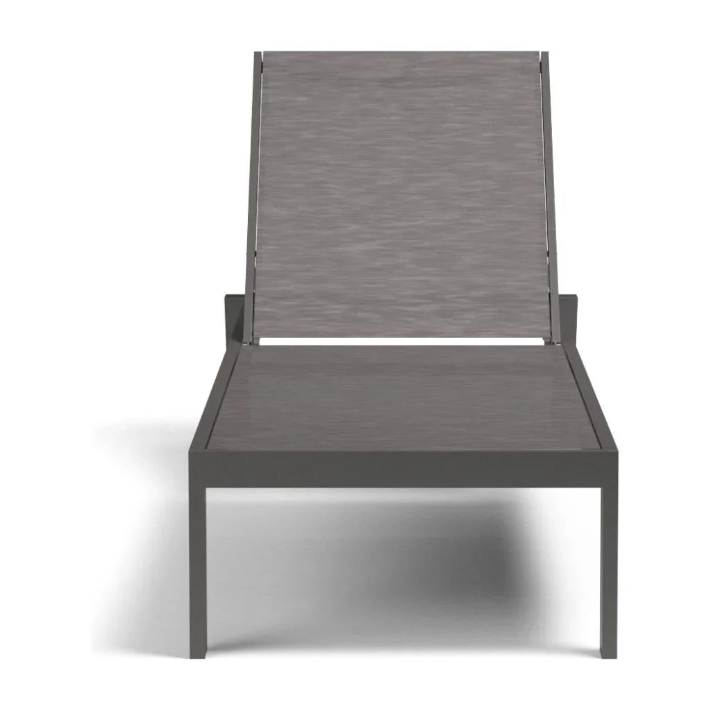 Vegas Aluminum Stackable Patio Chaise Lounge -- view 2