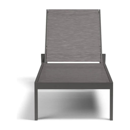 Vegas Aluminum Stackable Patio Chaise Lounge -- view 2