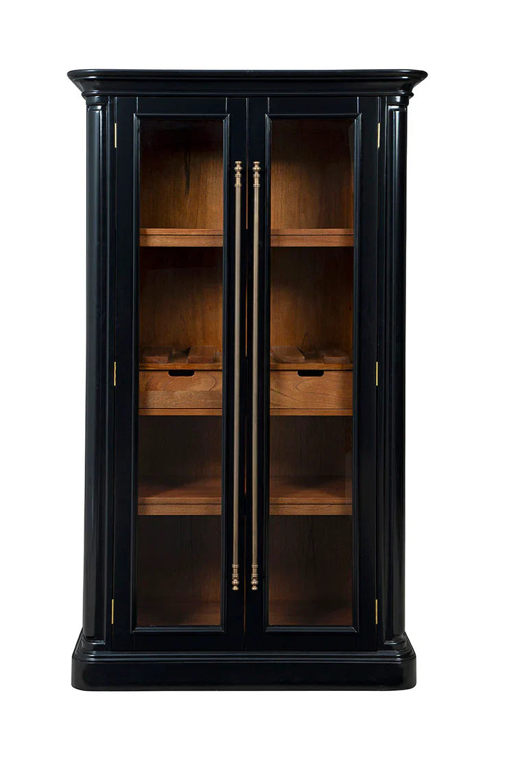 Veneto Solid Wooden Black Cabinet