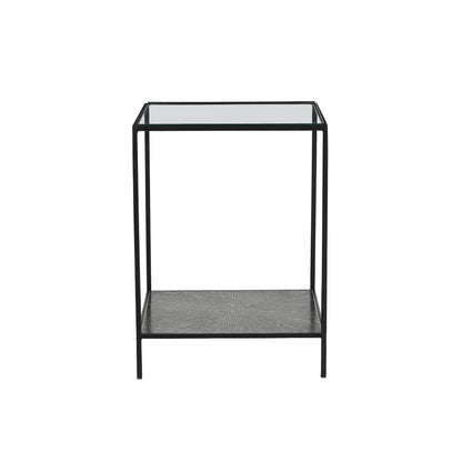 LH Home Venus Iron Black Side Table