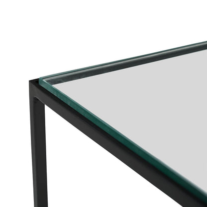 LH Home Venus Iron Black Side Table
