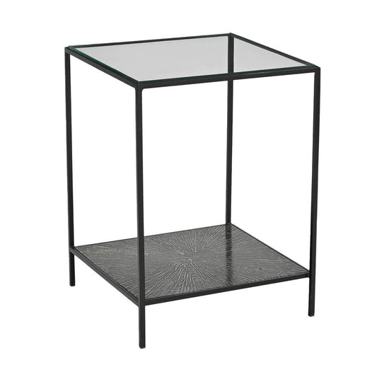 LH Home Venus Iron Black Side Table