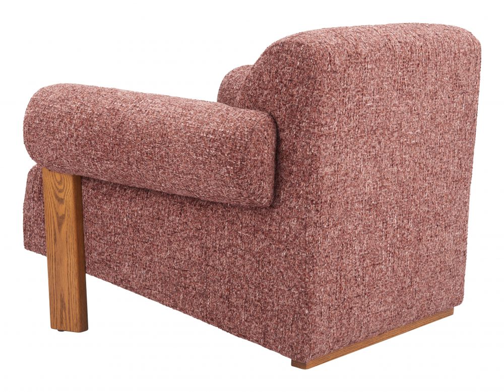 Zuo Modern Verity Copper Textured Fabric Accent Chair