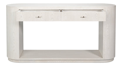 Sarreid Vero Wooden Oval Console Table