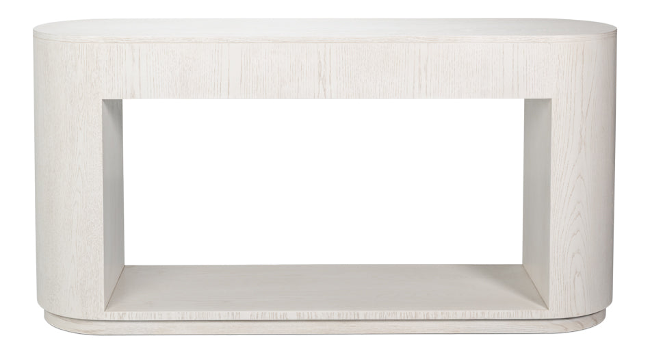 Sarreid Vero Wooden Oval Console Table