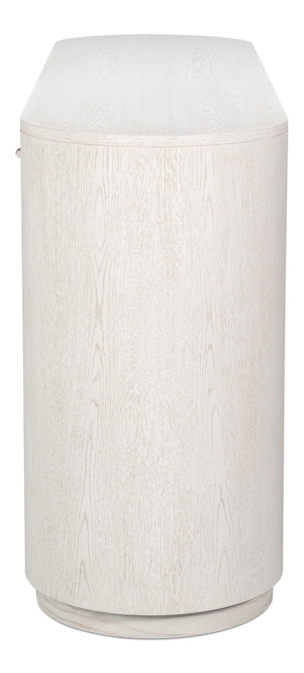 Sarreid Vero Wooden Oval Console Table