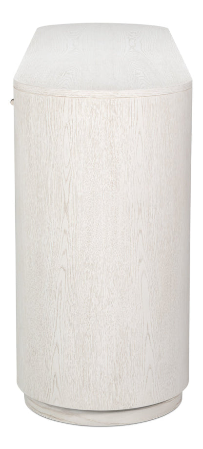 Sarreid Vero Wooden Oval Console Table
