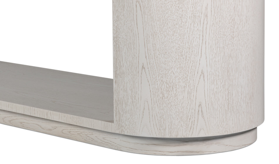 Sarreid Vero Wooden Oval Console Table