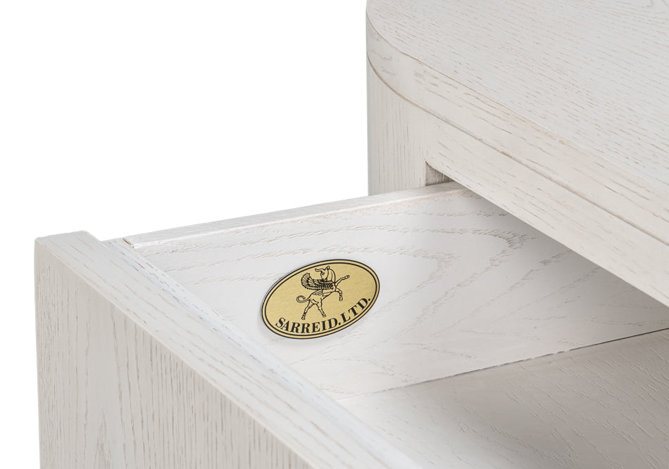Sarreid Vero Wooden Oval Console Table