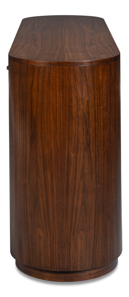 Sarreid Vero Wooden Oval Console Table