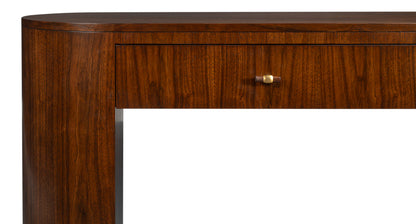 Sarreid Vero Wooden Oval Console Table