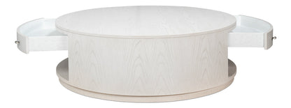 Sarreid Vero Wooden Round Cocktail Table