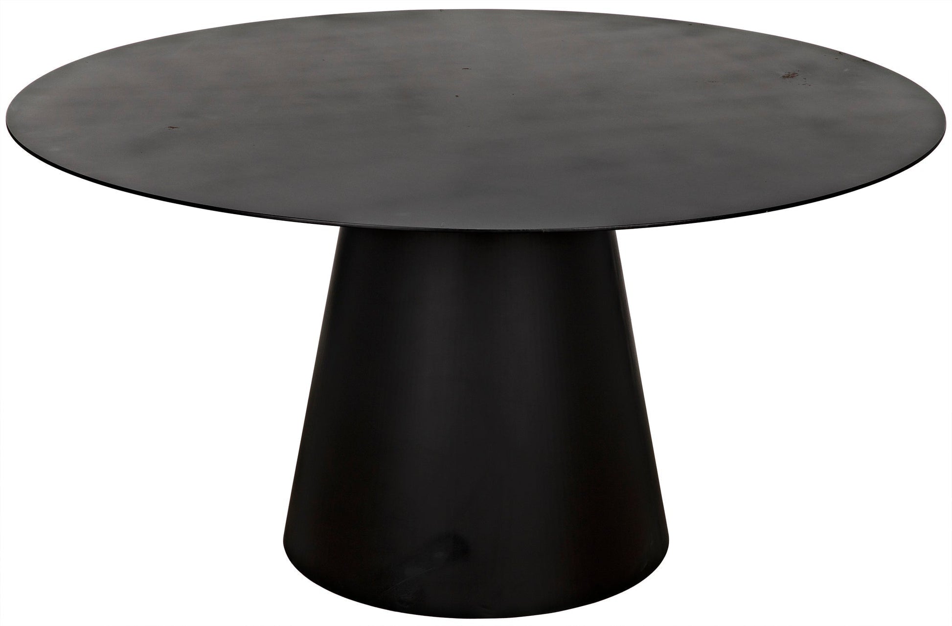 Vesuvius Dining Table, Black Steel-Dining Tables-Noir-Sideboards and Things