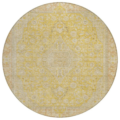 LOOMLAN Rugs Vexira Wheat Washable Indoor-Outdoor Rug