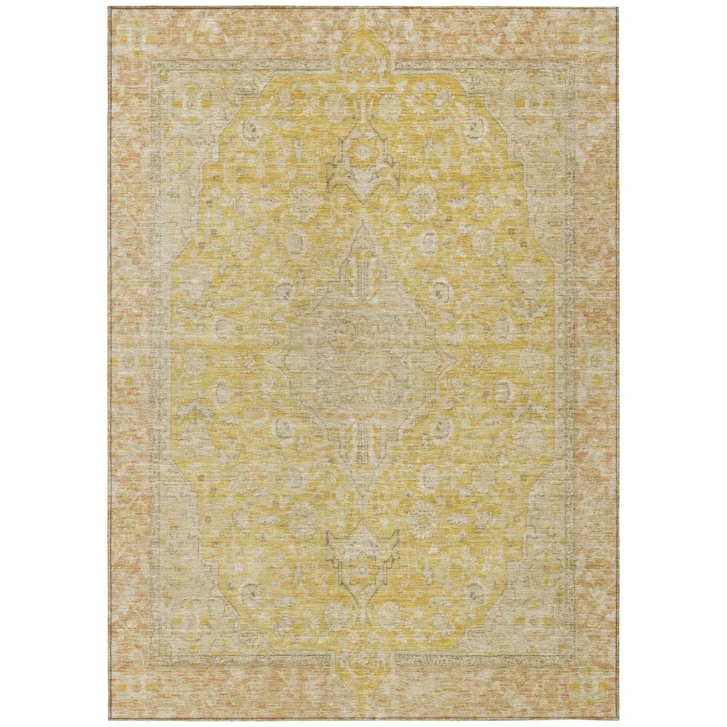 Exira Rug Vexira Wheat Washable Indoor-Outdoor Rug - LOOMLAN – Sideboards and Things