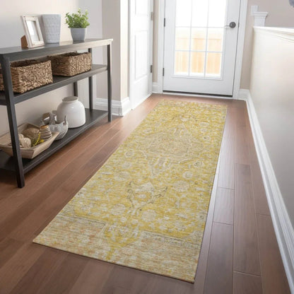 LOOMLAN Rugs Vexira Wheat Washable Indoor-Outdoor Rug