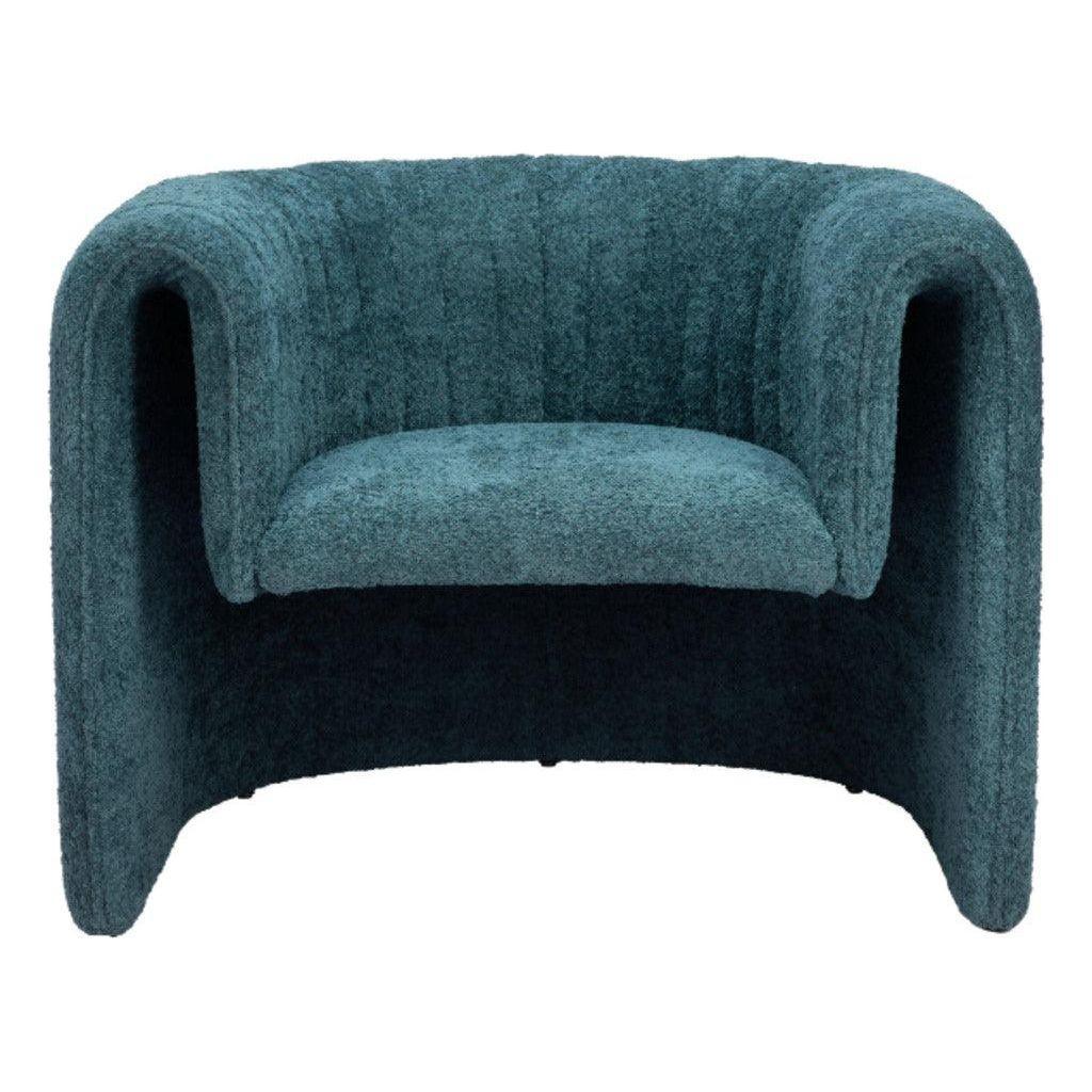Viana Accent Chair Aquamarine - LOOMLAN - Zuo Modern - Accent Chairs