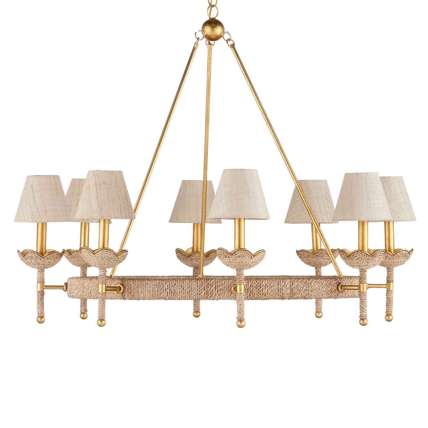 Vichy Chandelier-Chandeliers-Currey & Co-Sideboards and Things