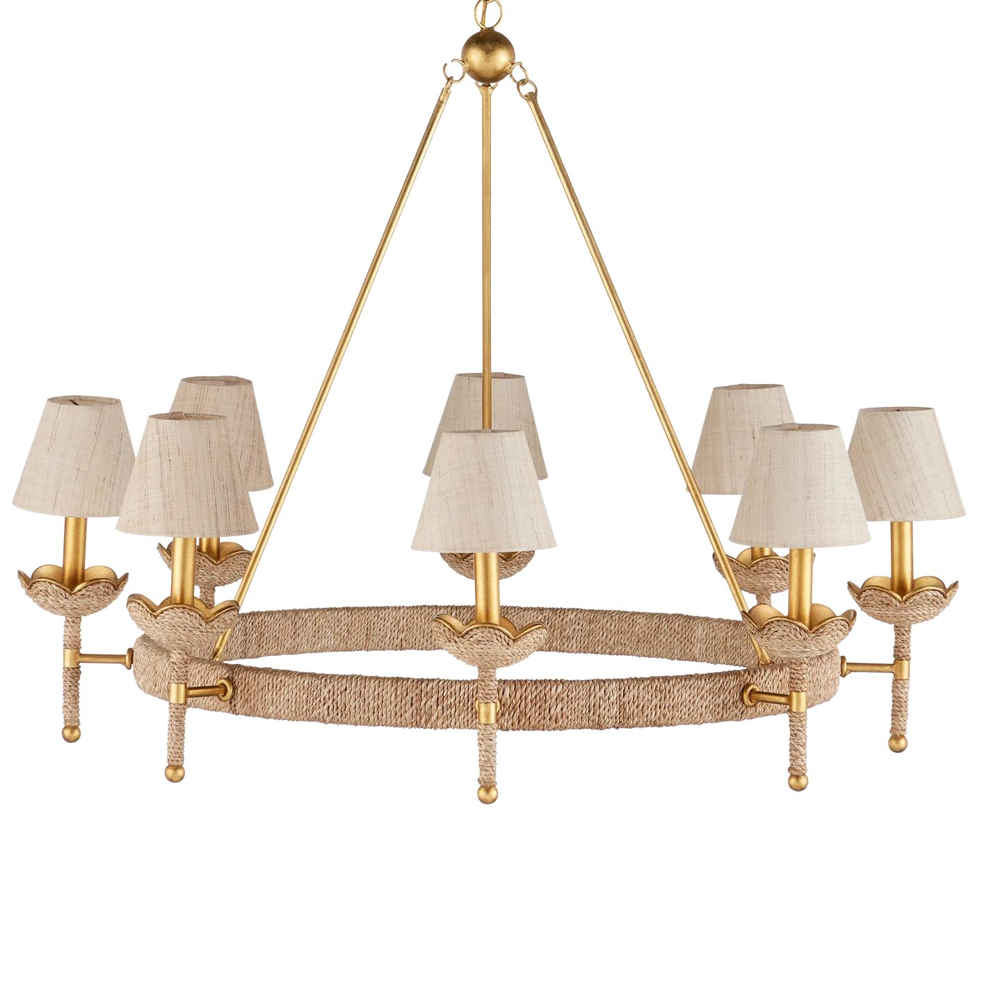 Vichy Chandelier-Chandeliers-Currey & Co-Sideboards and Things