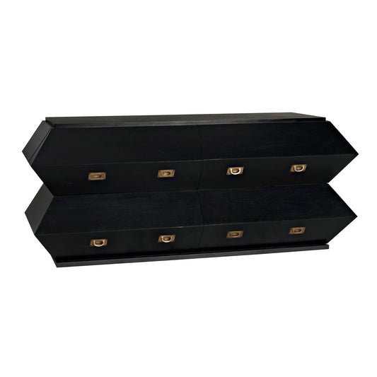 Vico Wood Black Dresser-Dressers-Noir-Sideboards and Things