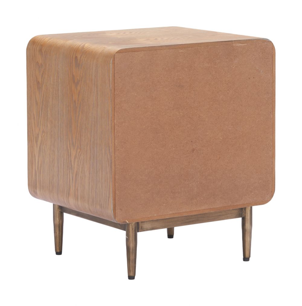 Zuo Modern Vidaz One Drawer Wood Nightstand