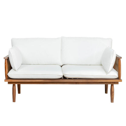 LH Home Vineyard Olefin Fabric Outdoor Loveseat