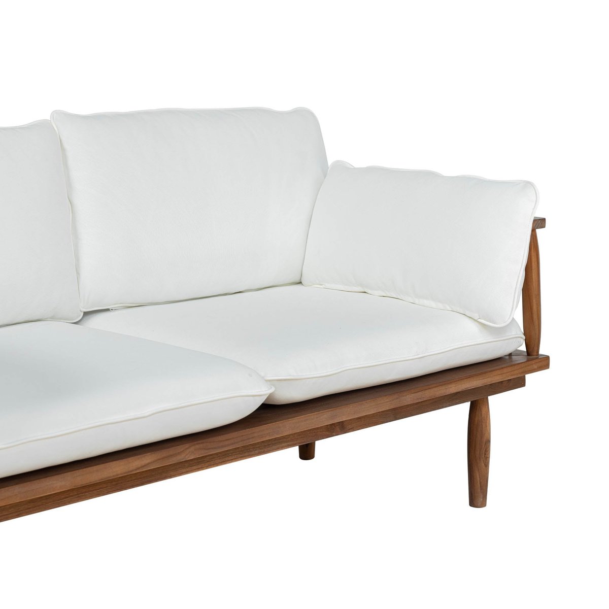 LH Home Vineyard Olefin Fabric Outdoor Loveseat