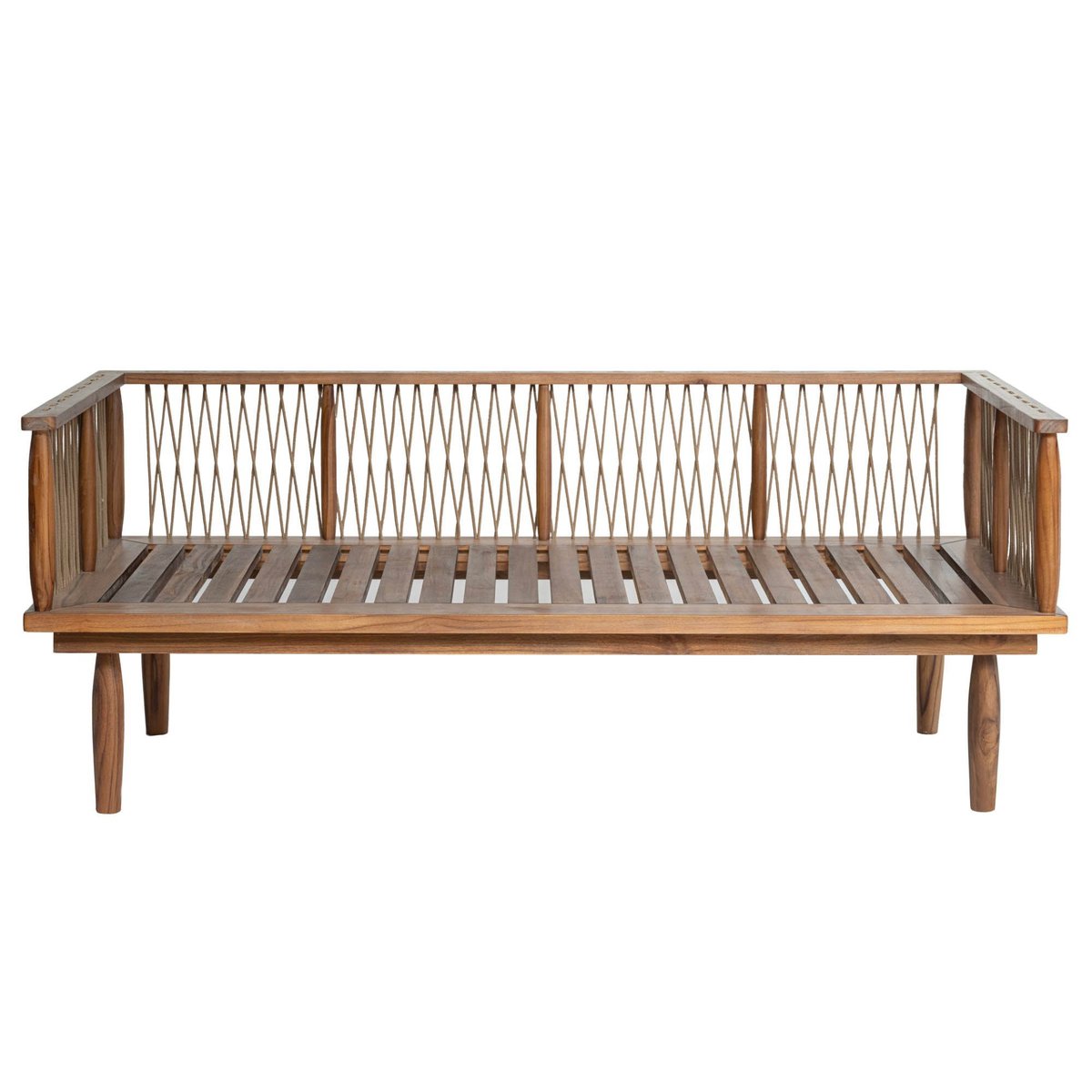 LH Home Vineyard Olefin Fabric Outdoor Loveseat