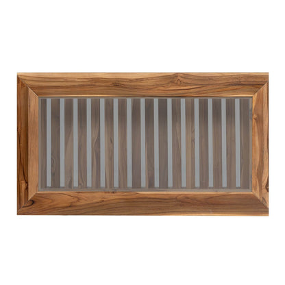 LH Home Vineyard Wooden Rectangular Outdoor Coffee Table