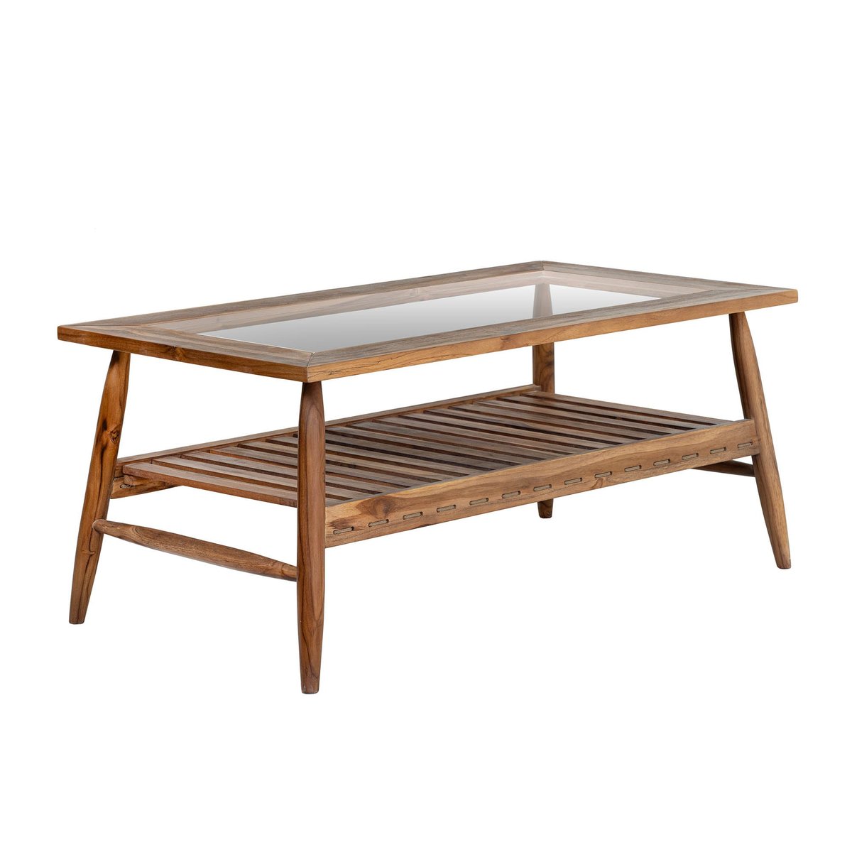 LH Home Vineyard Wooden Rectangular Outdoor Coffee Table