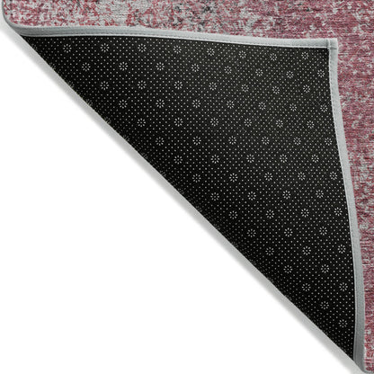Addison Rugs Vintage Red Washable Indoor-Outdoor Rug