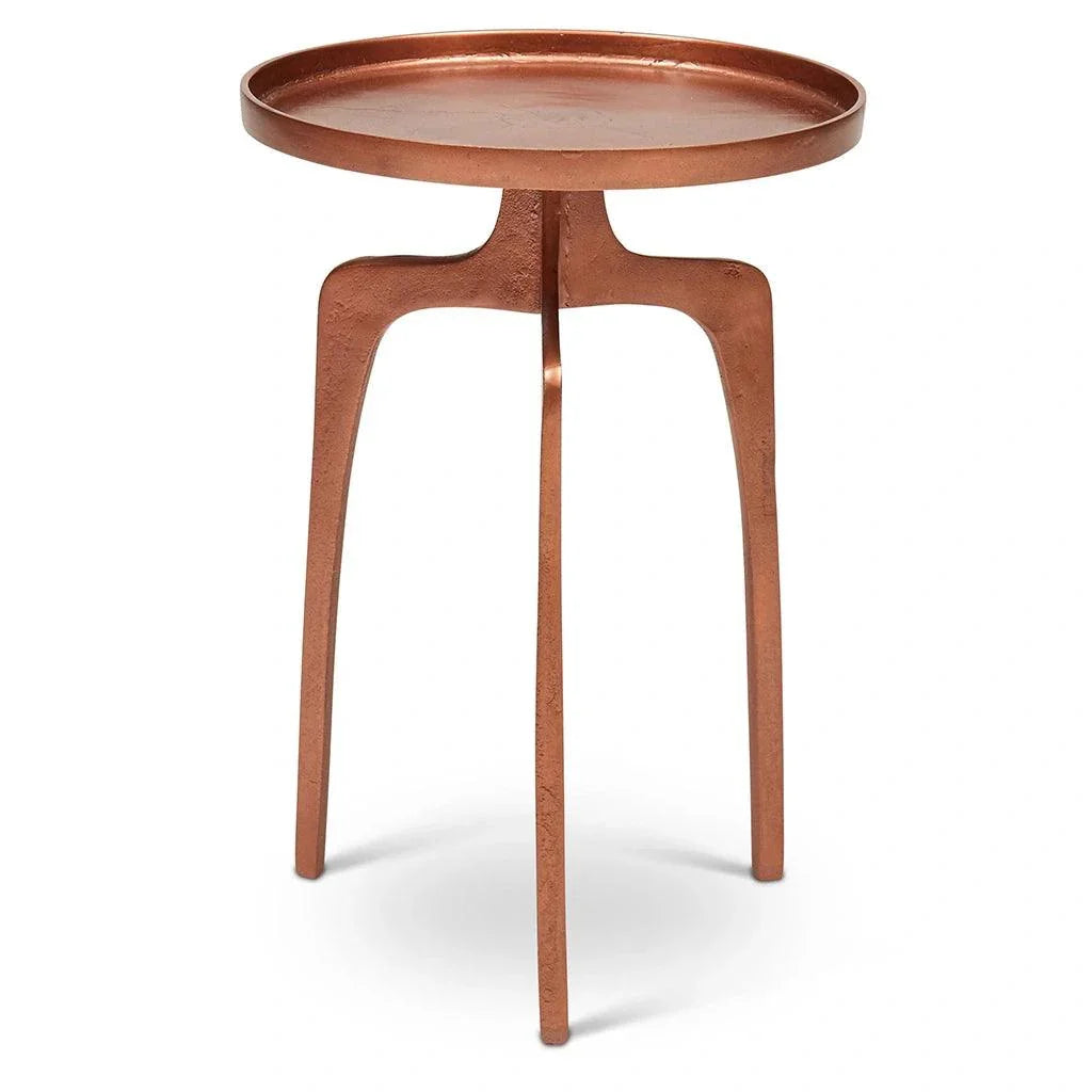 Urbia Vinya Reclaimed Aluminum Round End Table