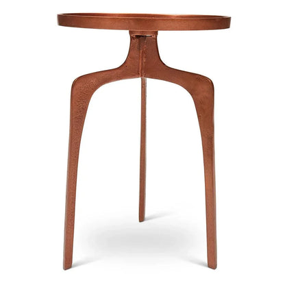 Urbia Vinya Reclaimed Aluminum Round End Table