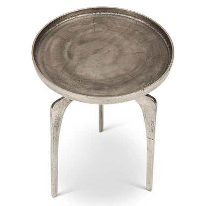 Urbia Vinya Reclaimed Aluminum Round End Table