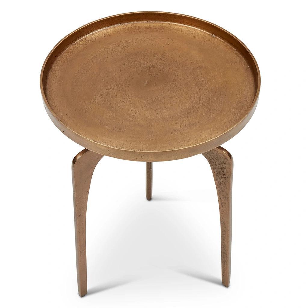 Urbia Vinya Reclaimed Aluminum Round End Table