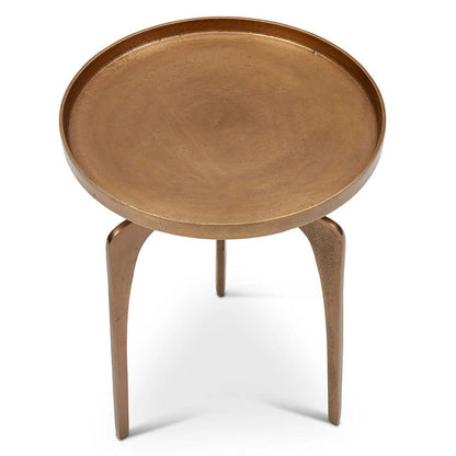 Urbia Vinya Reclaimed Aluminum Round End Table
