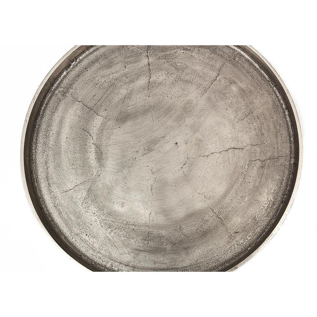 Urbia Vinya Reclaimed Aluminum Round End Table