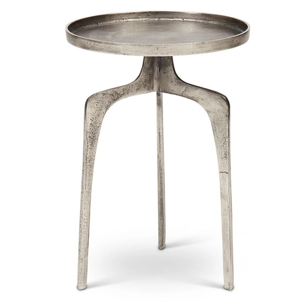 Urbia Vinya Reclaimed Aluminum Round End Table