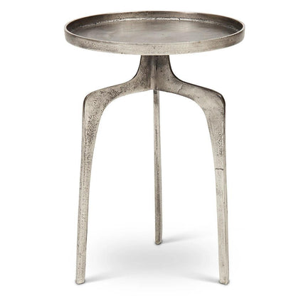 Urbia Vinya Reclaimed Aluminum Round End Table