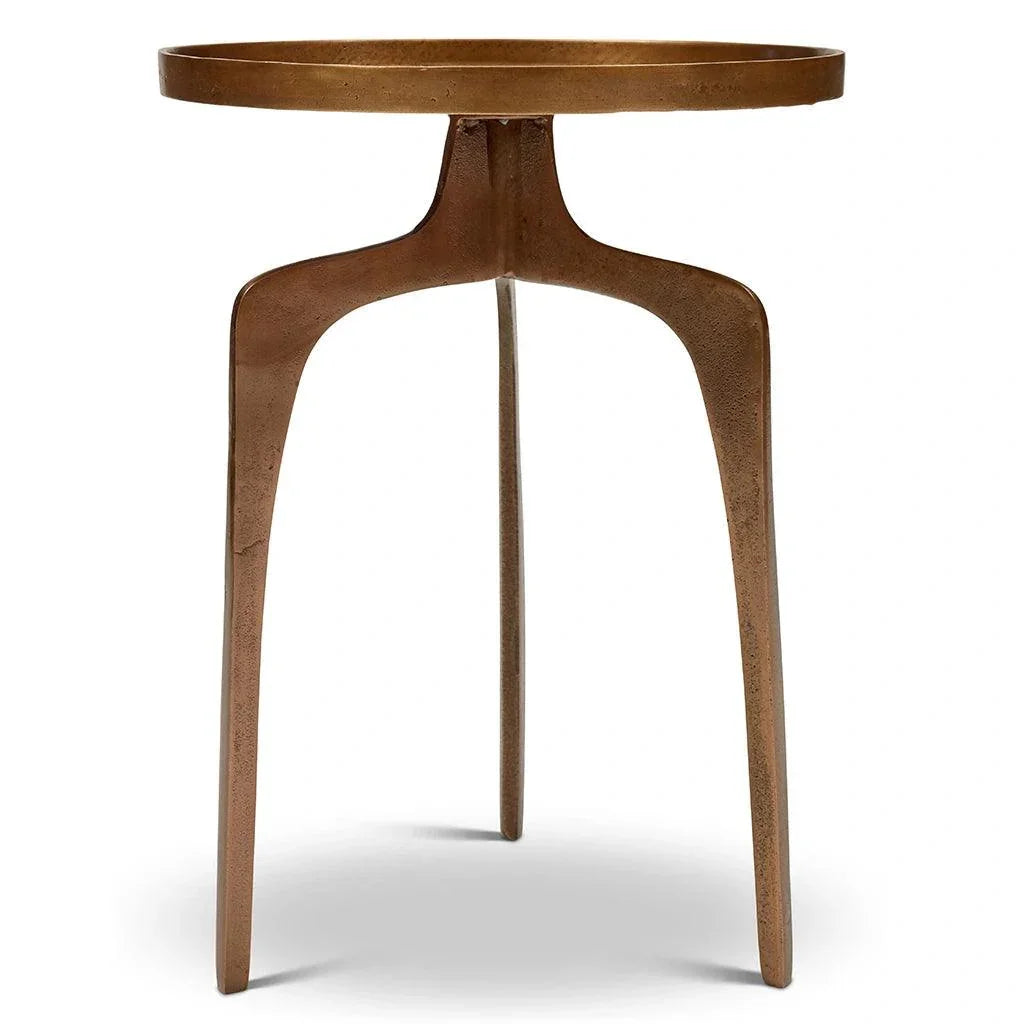 Urbia Vinya Reclaimed Aluminum Round End Table