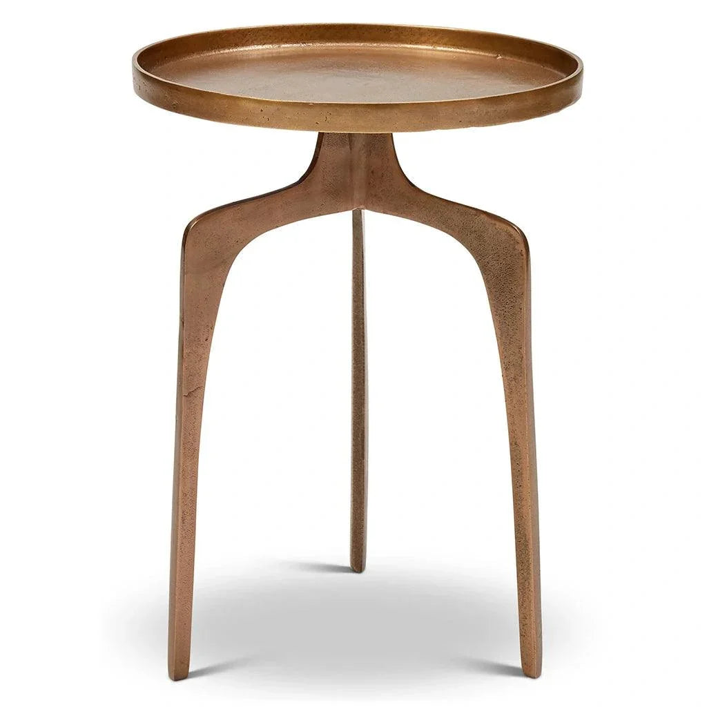 Urbia Vinya Reclaimed Aluminum Round End Table