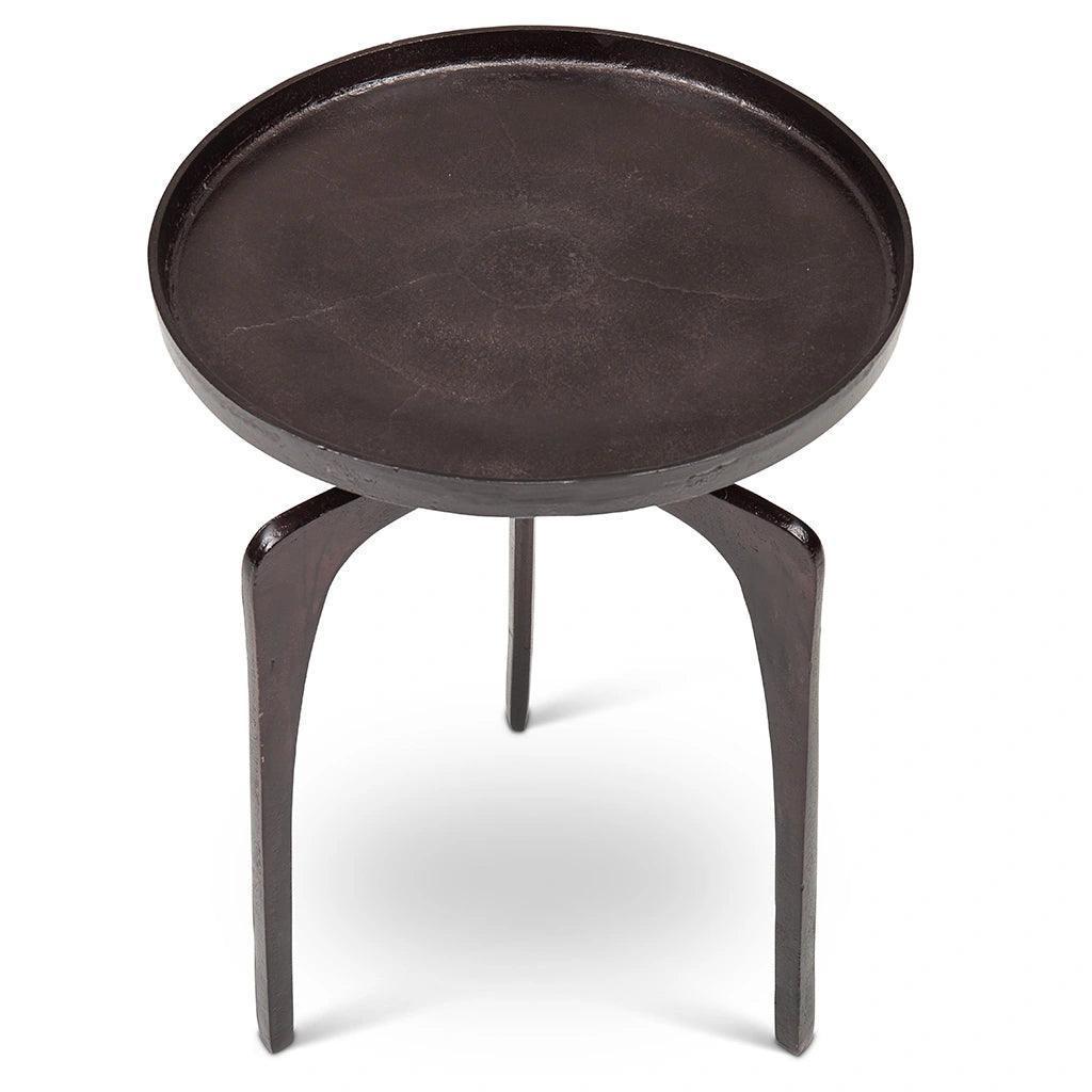 Urbia Vinya Reclaimed Aluminum Round End Table