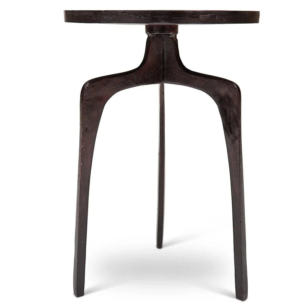 Urbia Vinya Reclaimed Aluminum Round End Table