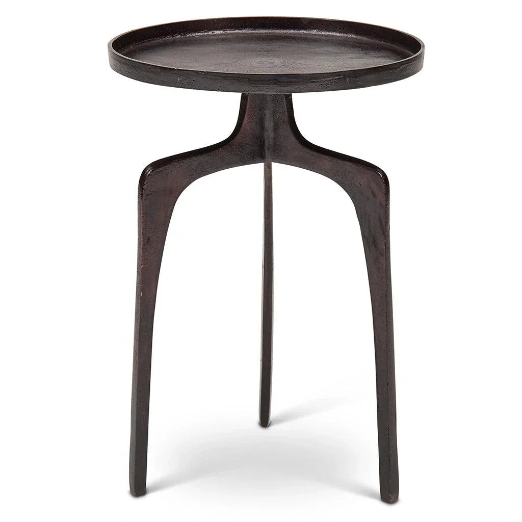 Urbia Vinya Reclaimed Aluminum Round End Table