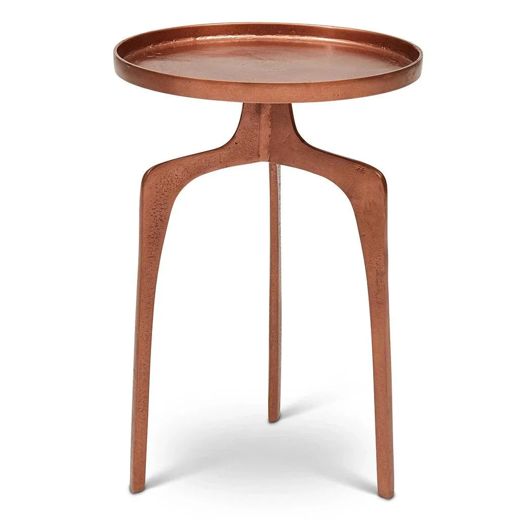 Urbia Vinya Reclaimed Aluminum Round End Table