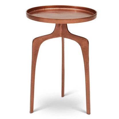 Urbia Vinya Reclaimed Aluminum Round End Table