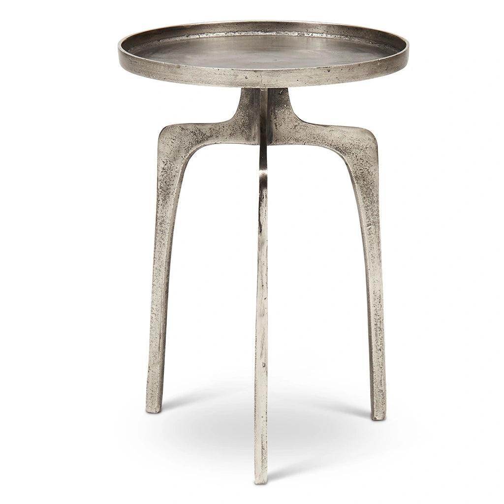 Urbia Vinya Reclaimed Aluminum Round End Table