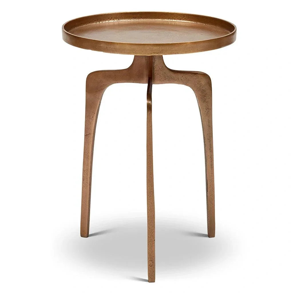 Urbia Vinya Reclaimed Aluminum Round End Table