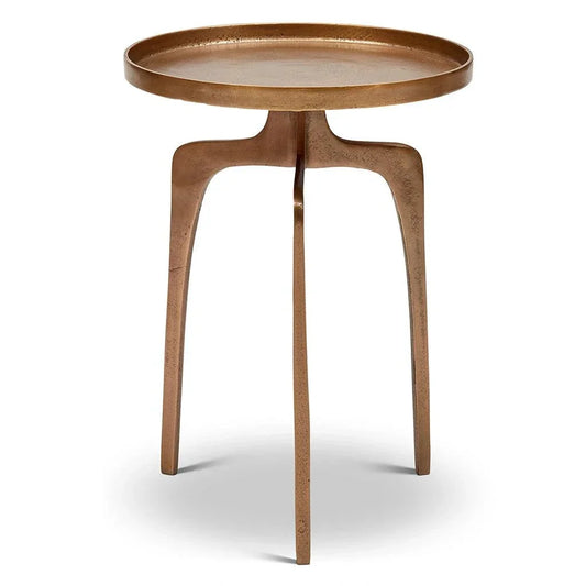 Urbia Vinya Reclaimed Aluminum Round End Table