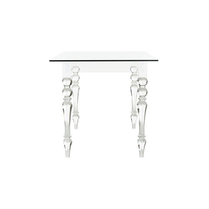 Chelsea House Violet Acrylic Framed Rectangular Dining Table